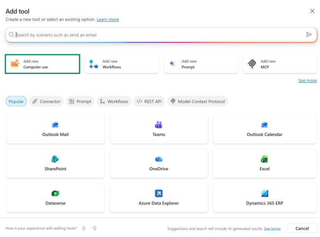 Computer-using agents en Copilot Studio ya están en disponibilidad general